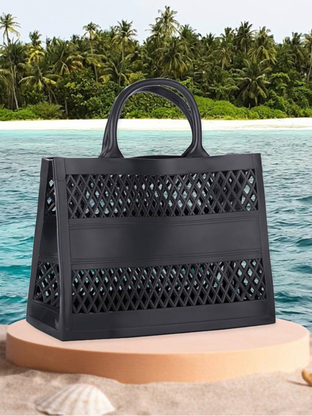 Black Woven Tote Bag – Versatile Everyday Carry
